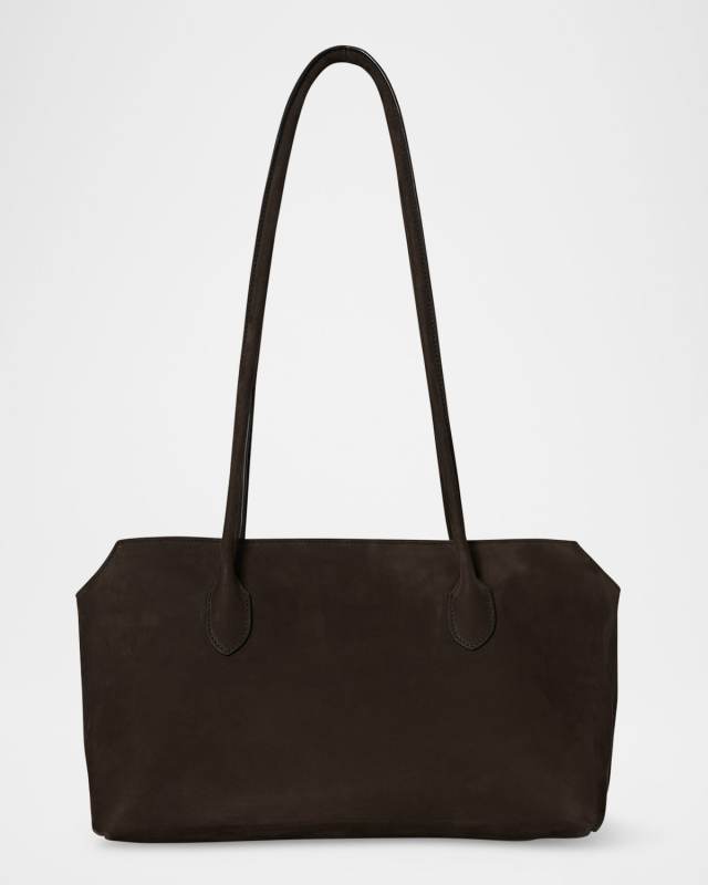 Terrasse East-West Shoulder Bag in Leather